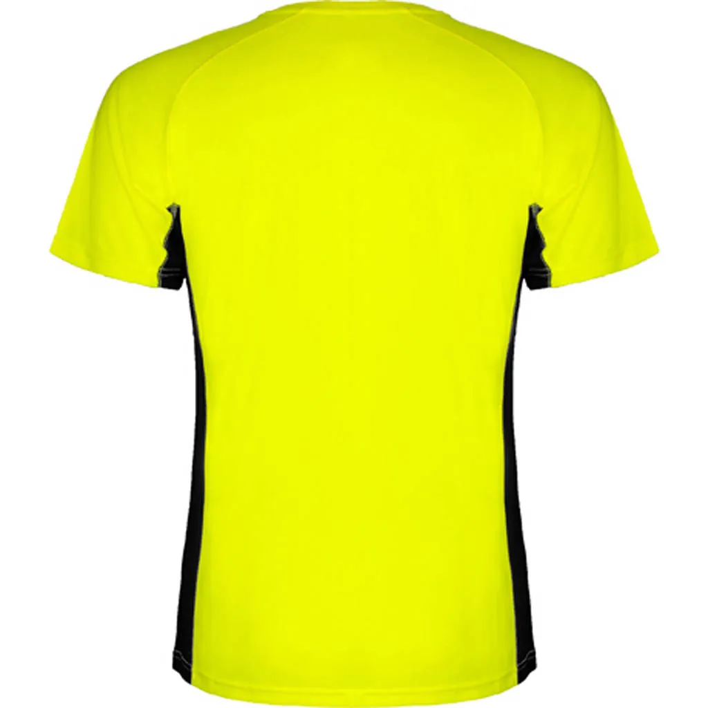 Dale Candela | Camiseta Tecnica Shangai Infantil Amarillo Negro Tras