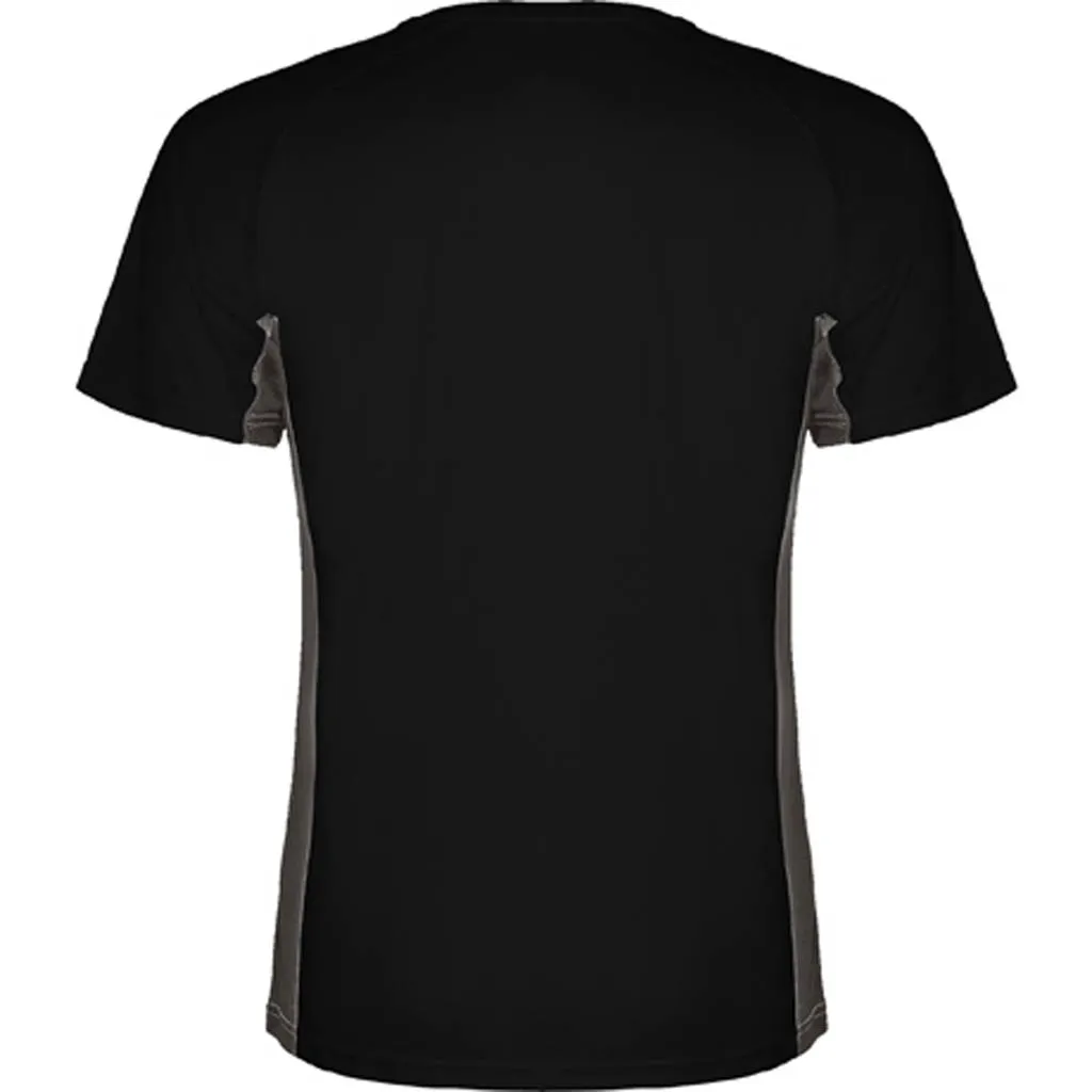 Dale Candela | Camiseta Tecnica Shangai Infantil Negro Plomo Tras