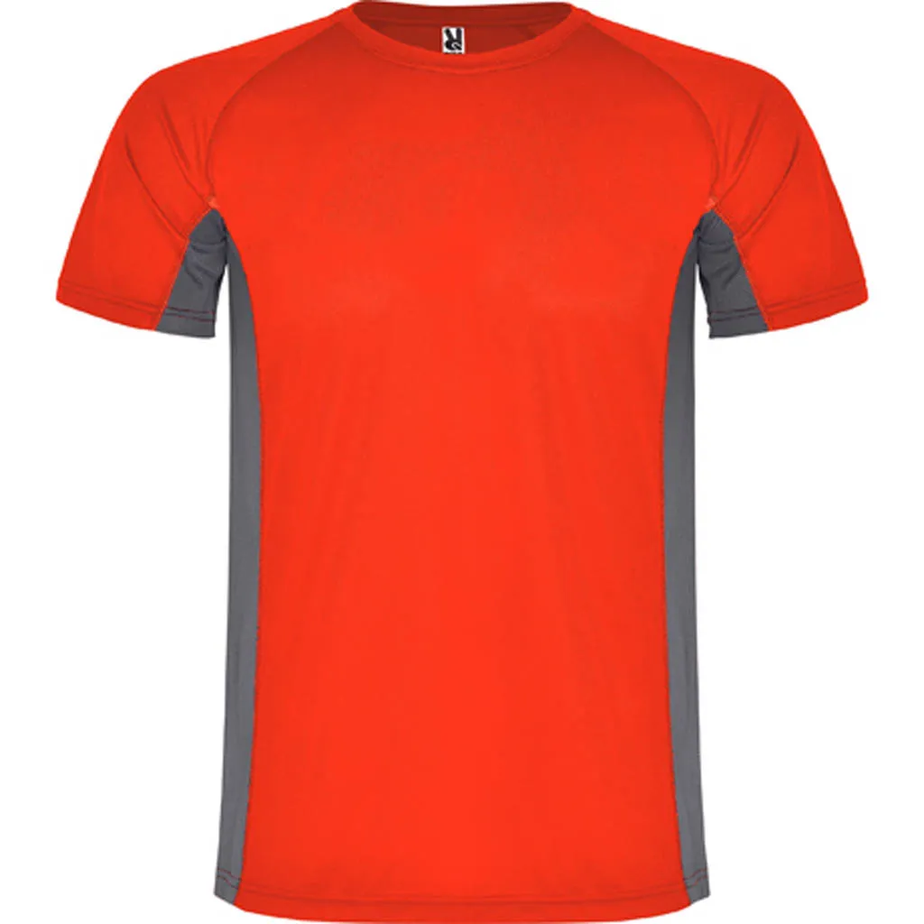 Dale Candela | Camiseta Tecnica Shangai Infantil Rojo Plomo Frontal