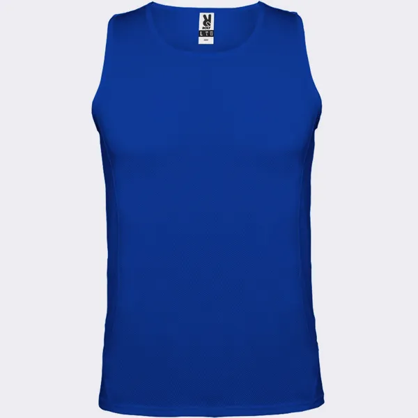 Dale Candela | Camiseta Tecnica Andre Infantil Azul Frontal