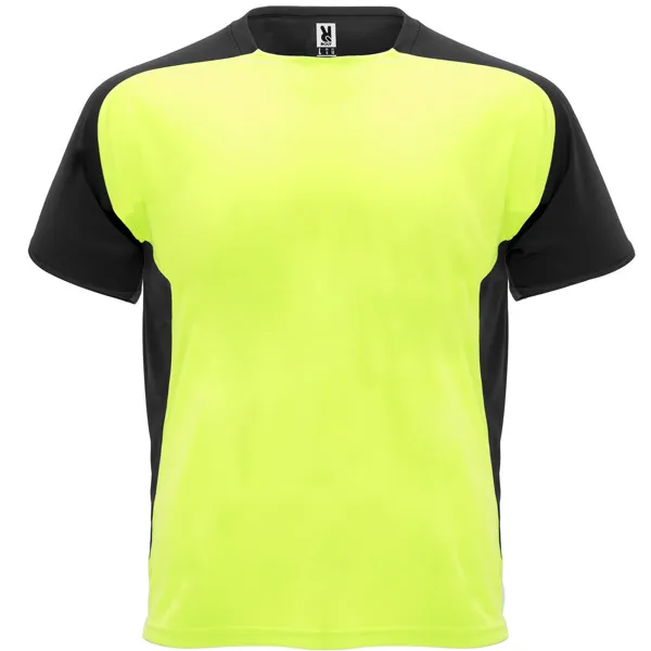 Dale Candela | Camiseta Tecnica Bugatti Infantil Amarillo Negro Frontal