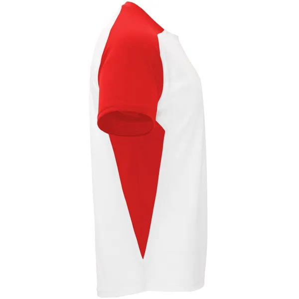 Dale Candela | Camiseta Tecnica Bugatti Infantil Blanco Rojo Lateral