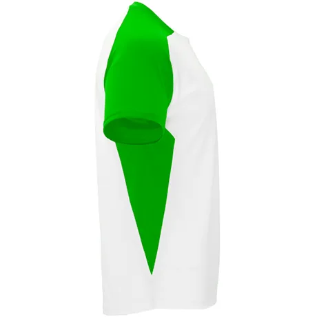 Dale Candela | Camiseta Tecnica Bugatti Infantil Blanco Verde Lateral