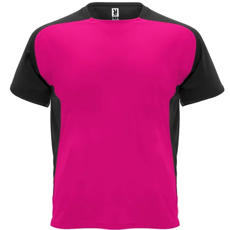 Dale Candela | Camiseta Tecnica Bugatti Infantil Fucsia Negro Frontal
