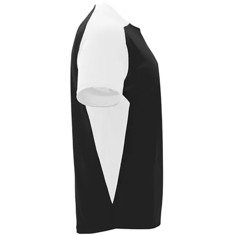 Dale Candela | Camiseta Tecnica Bugatti Infantil Negro Blanco Lateral
