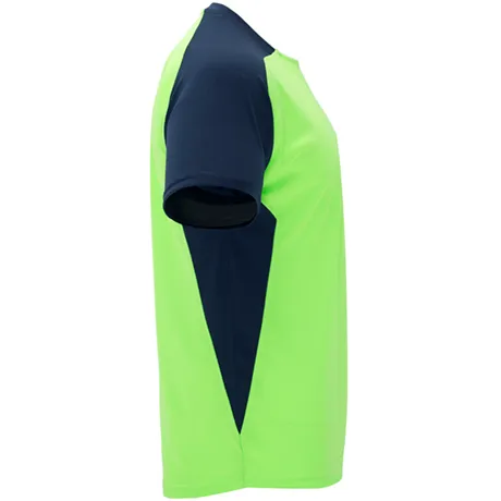 Dale Candela | Camiseta Tecnica Bugatti Infantil Verde Marino Lateral