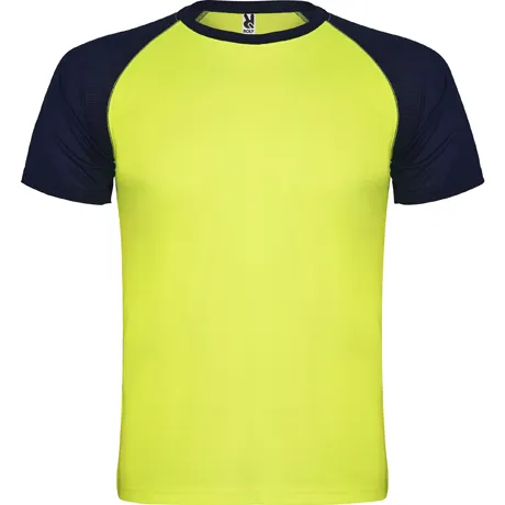Dale Candela | Camiseta Tecnica Indianapolis Infantil Amarillo Marino Frontal