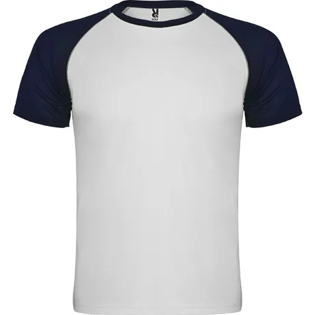 Dale Candela | Camiseta Tecnica Indianapolis Infantil Blanco Marino Frontal