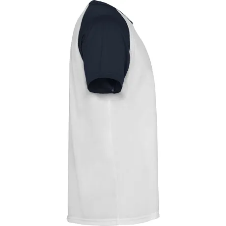 Dale Candela | Camiseta Tecnica Indianapolis Infantil Blanco Marino Lateral