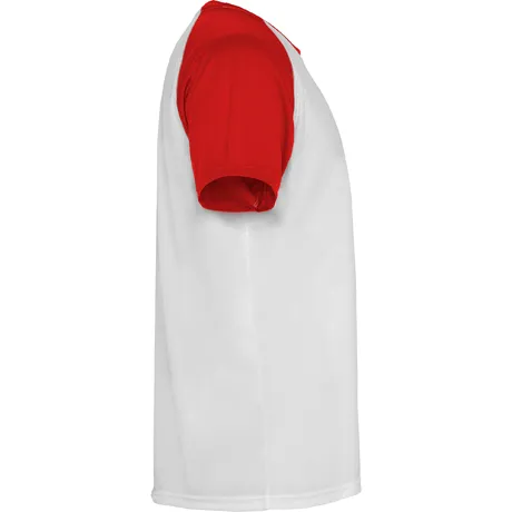 Dale Candela | Camiseta Tecnica Indianapolis Infantil Blanco Rojo Lateral