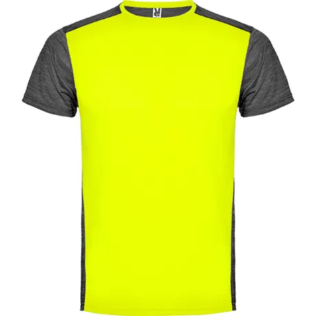 Dale Candela | Camiseta Tecnica Zolder Infantil Amarillo Negro Frontal