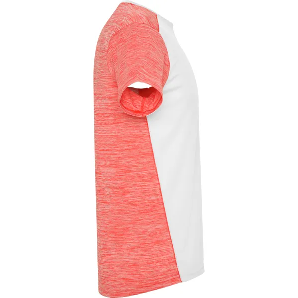 Dale Candela | Camiseta Tecnica Zolder Infantil Blanco Coral Lateral