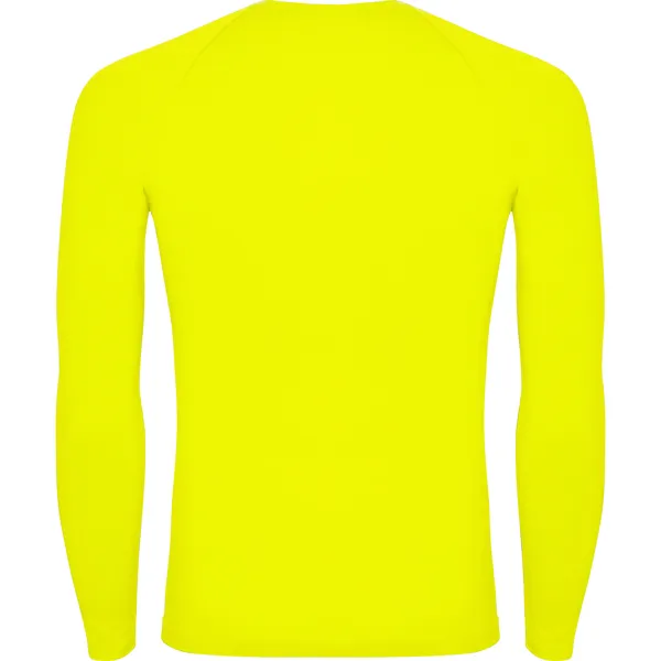 Dale Candela | Camiseta Termica Prime Infantil Amarillo Fluor Tras