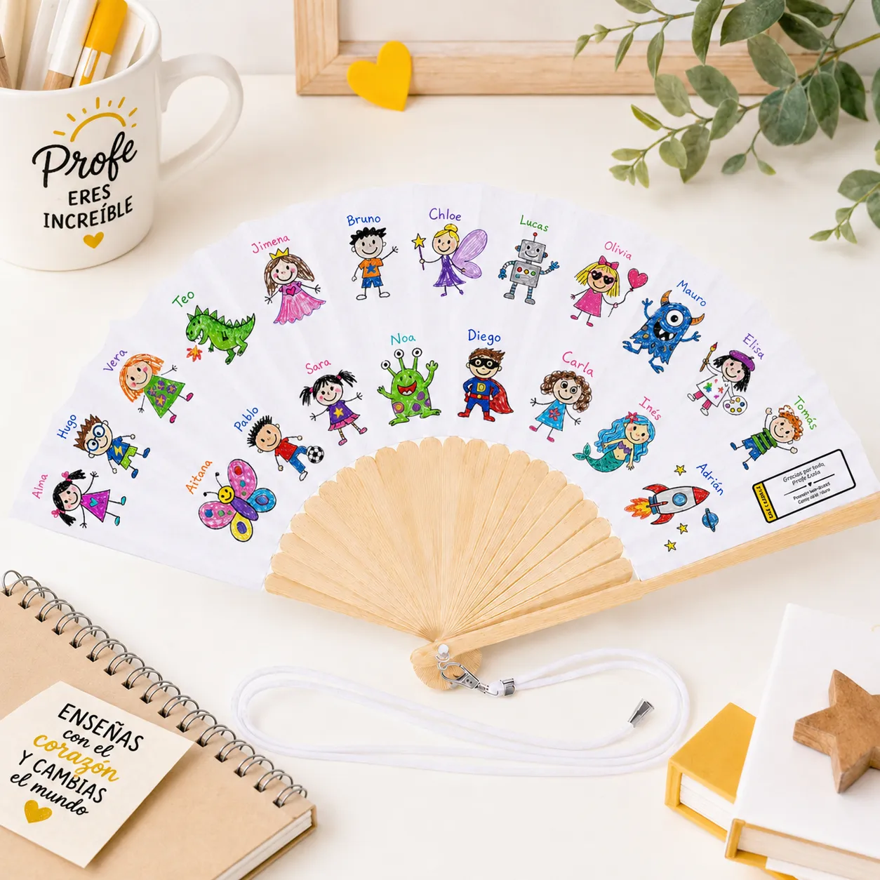 Dale Candela | Abanico Personalizado Dibujos De La Clase 11zon