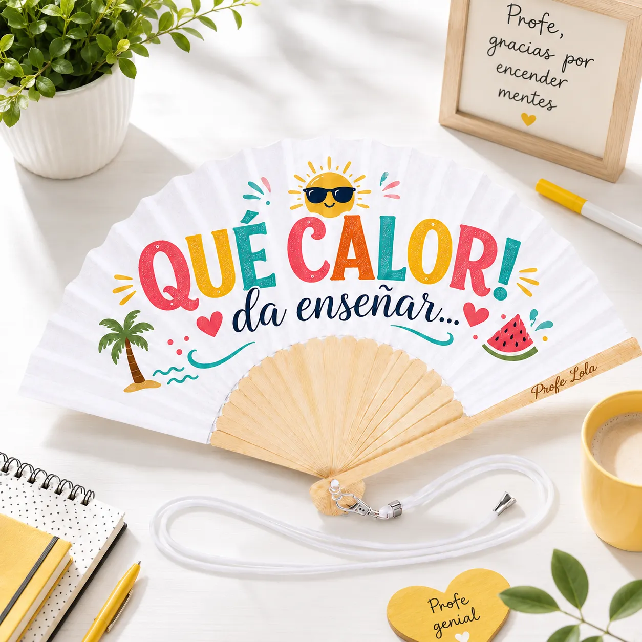 Dale Candela | Abanico Personalizado Nombre Del Profe 11zon