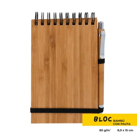 Libreta Personalizada Bambu Dale Candela | Libreta Personalizada Bambu