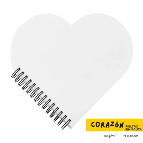 Libreta Personalizada Corazon Dale Candela | Libreta Personalizada Corazon