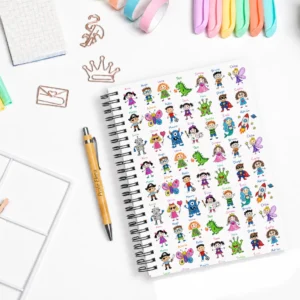 Libreta personalizada con dibujos de la clase