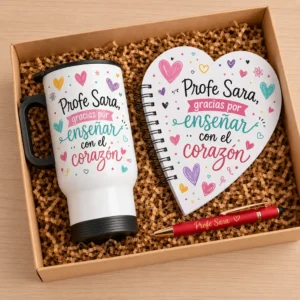 Pack café profe personalizado