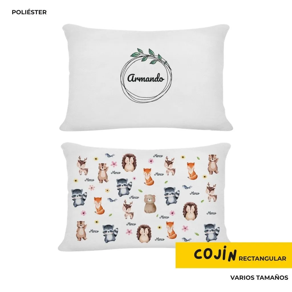 Dale Candela | Pack Personalizado Bebe Cojin Rectangular