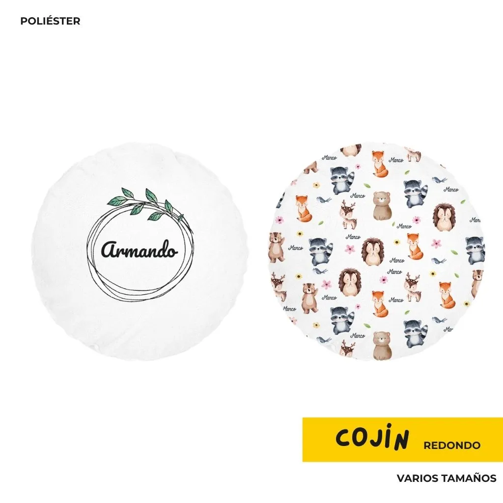 Dale Candela | Pack Personalizado Bebe Cojin Redondo