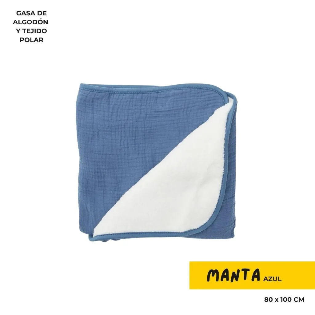 Dale Candela | Pack Personalizado Bebe Manta Azul