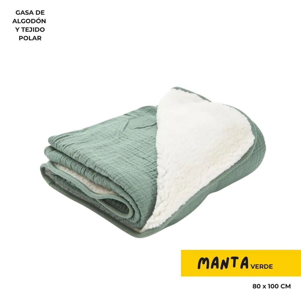 Dale Candela | Pack Personalizado Bebe Manta Verde