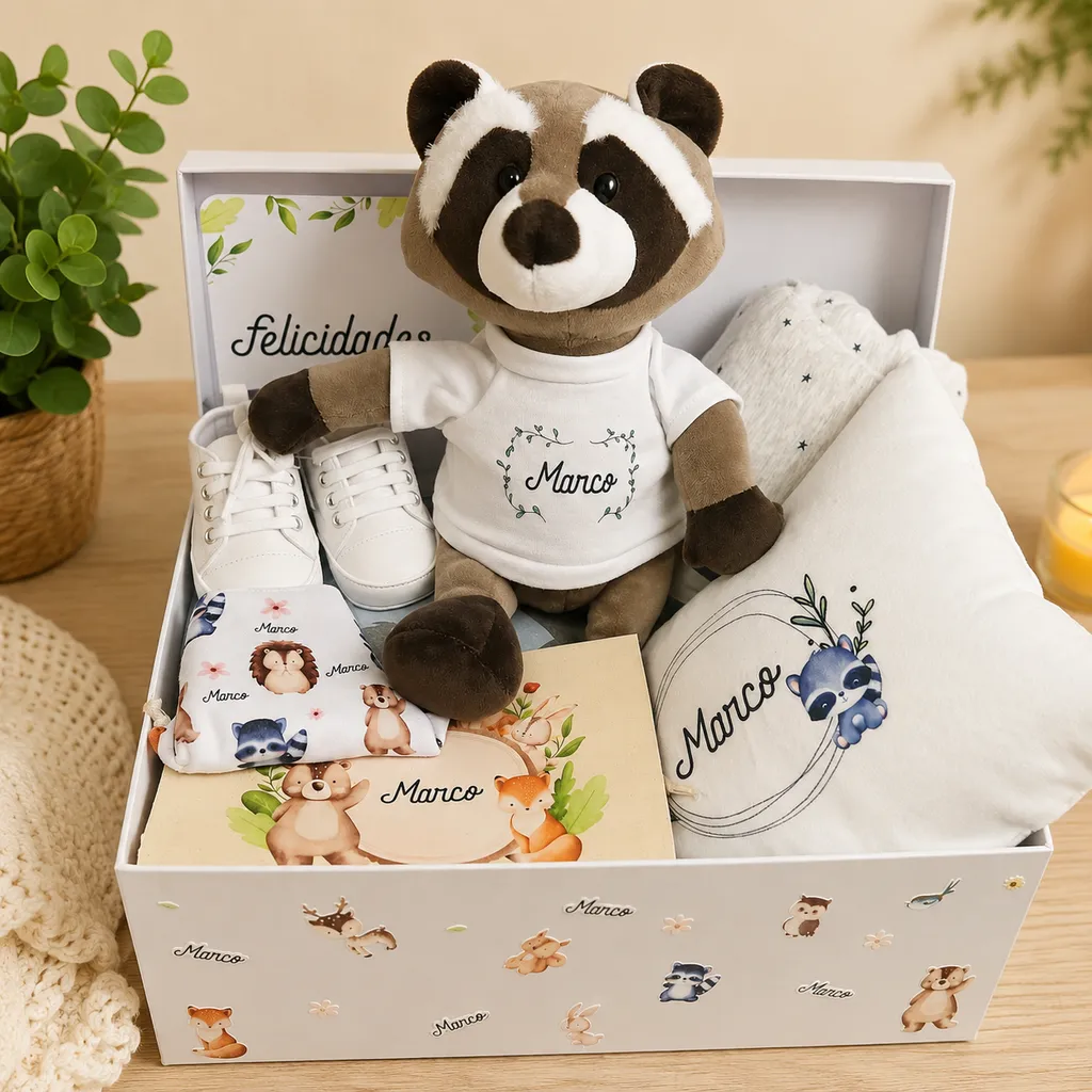 Dale Candela | Pack Personalizado Bebe Mapache