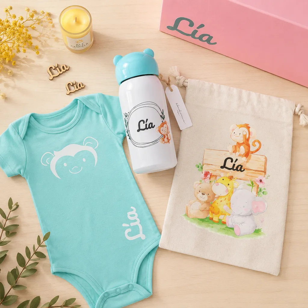Dale Candela | Pack Personalizado Bebe Mono Body Termo Saco