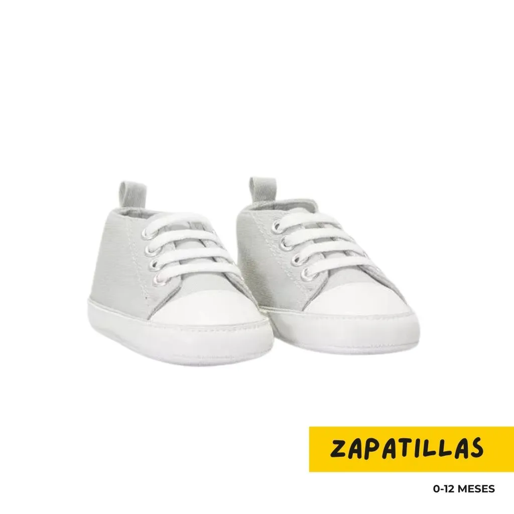 Dale Candela | Pack Personalizado Bebe Zapatillas Grises
